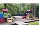 playground with play structures and picnic tables at 7042 Confederate Ct, Villa Rica, GA 30116