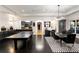 Spacious game room with ping pong, dining area, and kitchenette at 1055 Leadenhall St, Alpharetta, GA 30022