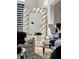 Large, ornate mirror adds elegance to a living space at 1055 Leadenhall St, Alpharetta, GA 30022