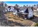 Back of house with a large screened porch and fenced yard at 39 Telfair Ct, Acworth, GA 30101