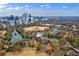 Aerial view of cityscape with park and lake at 266 11Th Ne St # 308, Atlanta, GA 30309