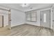 Living room with gray walls and wood-look floors at 2899 Gresham Se Rd, Atlanta, GA 30316