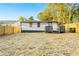 Expansive backyard featuring a newly fenced yard and small back deck at 358 Roy Sw St, Atlanta, GA 30310