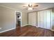Bedroom with ceiling fan and double closets at 2334 Highway 278, Social Circle, GA 30025