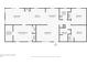 Floor plan featuring the layout of the kitchen, dining room, living room, bathrooms, laundry room, bedrooms, and closets at 2334 Highway 278, Social Circle, GA 30025