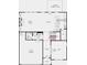 Main floor plan featuring open kitchen, great room, dining area, and 2-car garage at 514 Nolden Trl, Dacula, GA 30019