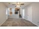 Living room with access to kitchen and stairs at 3100 Aberdeen Way, Lithonia, GA 30038
