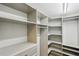 Large walk-in closet with ample shelving and hanging space at 795 Hammond Dr # 401, Atlanta, GA 30328