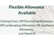 Flexible allowance graphic that promotes closing costs or decorating allowance or landscaping allowance or appliance allowance at 375 Ralph Mcgill Blvd # 603, Atlanta, GA 30312