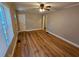 Bright living room with hardwood floors and neutral wall colors at 1877 Lomita Rd, Atlanta, GA 30316