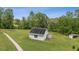 A utility shed with solar panels rests on an expansive lawn at 289 Barn Rd, Canton, GA 30115