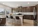 Modern kitchen with granite countertops and stainless steel appliances at 3913 Brushy St, Powder Springs, GA 30127