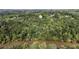 Expansive aerial view of a wooded estate featuring mature trees and a flowing river at 8380 Sentinae Chase Dr, Roswell, GA 30076
