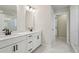 Elegant bathroom with double vanity and walk-in shower at 4755 Marjorie Dr, Cumming, GA 30041