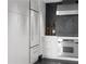 Modern kitchen featuring stainless steel appliances and sleek white cabinetry at 199 14Th St # 3003, Atlanta, GA 30309