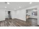 Spacious living room with hardwood floors and an open concept layout at 4051 Glenda Dr, College Park, GA 30337