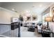 Upstairs living area with contemporary furnishings and decorative accents at 126 Henley St, Canton, GA 30114