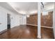 Large interior space with exposed brick and hardwood floors at 1112 Delaware Se Ave, Atlanta, GA 30316