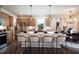 Spacious kitchen featuring a large island, stainless steel appliances, and modern barstool seating at 106 Henley St, Canton, GA 30114