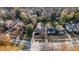 Neighborhood aerial view showcasing home with manicured lawns at 833 E Morningside Ne Dr, Atlanta, GA 30324