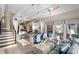 Inviting living room, featuring a breakfast bar, open concept layout, and staircase at 833 E Morningside Ne Dr, Atlanta, GA 30324