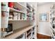 Spacious pantry with ample shelving for organized storage solutions and easy access at 833 E Morningside Ne Dr, Atlanta, GA 30324