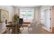 Inviting home office with natural light, hardwood floors and stylish furniture at 138 Henley St, Canton, GA 30114