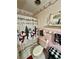 Bathroom with white fixtures, snowman themed decor, and seasonal decorations at 359 Cornish Mtn Rd, Oxford, GA 30054