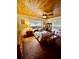 Bedroom featuring wooden ceiling, ceiling fan, and bed with decorative pillows and quilt at 359 Cornish Mtn Rd, Oxford, GA 30054