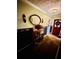 Charming entryway with wood-paneled walls and decorative mirror at 359 Cornish Mtn Rd, Oxford, GA 30054