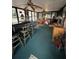 Enclosed sunroom with a bar and view of outside at 359 Cornish Mtn Rd, Oxford, GA 30054