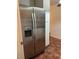 Stainless steel refrigerator with water dispenser at 2705 Greystone Pl, Austell, GA 30106