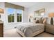 Cozy bedroom with a large window and neutral decor at 913 Echo Park Dr, Suwanee, GA 30024