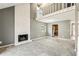 Open living room with fireplace at 1057 Falling Water Se Dr, Smyrna, GA 30080