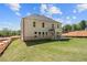 Expansive backyard shows level lawn, new construction, and verdant scenery at 6969 Melody Dr, Buford, GA 30518