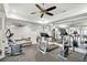 Spacious home gym featuring modern equipment and mirrored walls for an enhanced workout experience at 710 Cox Rd, Roswell, GA 30075