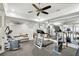 Fully-equipped home gym offers multiple exercise machines and mirrored wall at 710 Cox Rd, Roswell, GA 30075