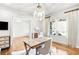 Office with desk, chair, french doors to the exterior, and beautiful window coverings at 710 Cox Rd, Roswell, GA 30075