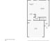 First floor plan showing kitchen, living room, and garage at 527 Firethorn Ct, Villa Rica, GA 30180