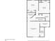 Second floor plan with bedrooms, laundry and bathrooms at 527 Firethorn Ct, Villa Rica, GA 30180