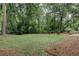 Large backyard with lush lawn, providing ample space for outdoor activities at 131 Brookwood Sw Dr, Marietta, GA 30064