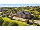 Aerial of Buford City Hall, showcasing its classic architecture and green surroundings at 6945 Melody Dr, Buford, GA 30518