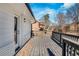 Gray wooden deck with access from the house at 1536 Daffodil Dr, Marietta, GA 30062