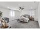 Spacious bedroom with gray carpet and a plush bed at 1755 Smithwood Dr, Marietta, GA 30062