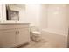 Clean bathroom with white vanity, bathtub, and tile floor at 542 Sawnee Village Blvd # D69, Cumming, GA 30040