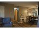 Cozy dining area features a wooden table and seating and stylish decor at 4120 Highway 92, Acworth, GA 30102