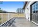 Back deck with white railing at 5333 Pine Valley Rd, Powder Springs, GA 30127