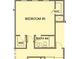 Bedroom #5 floor plan boasts an ensuite bathroom with a walk-in closet at 5893 Fords Rd, Acworth, GA 30101
