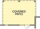 Floor plan layout of a generous covered patio space at 5893 Fords Rd, Acworth, GA 30101