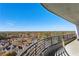 Panoramic treetop and city views from spacious balcony at 750 Park Ne Ave # 13W, Atlanta, GA 30326